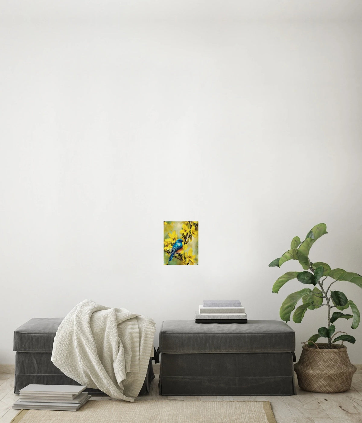 Serene Beauty Watercolor Paper Art Prints