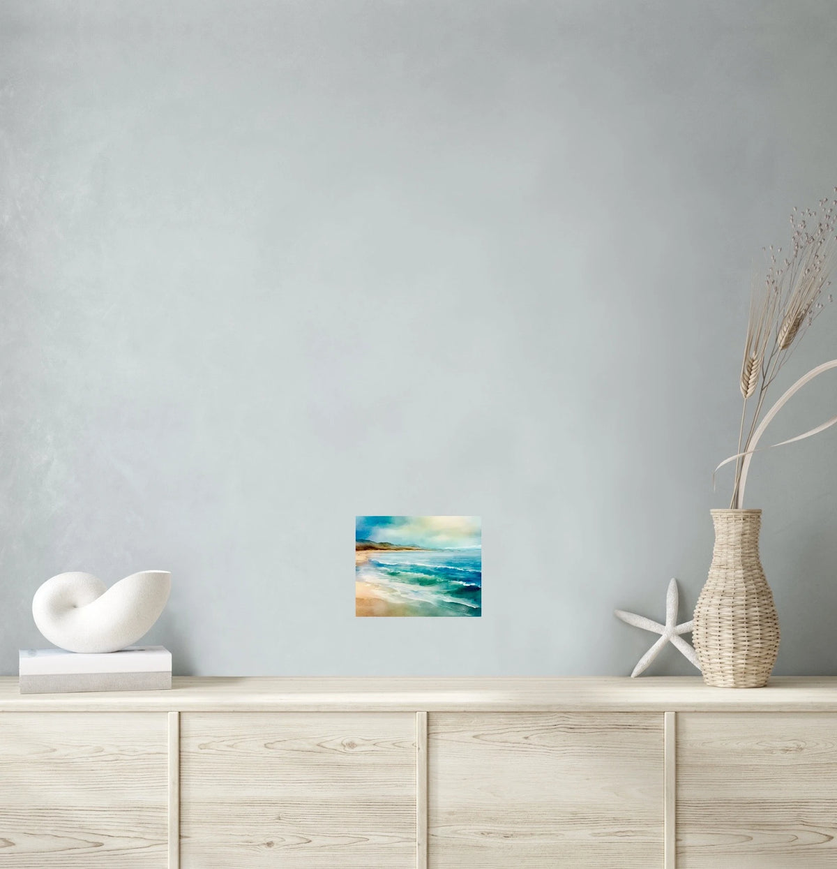 Serenity By the Sea Watercolor Paper Art Prints