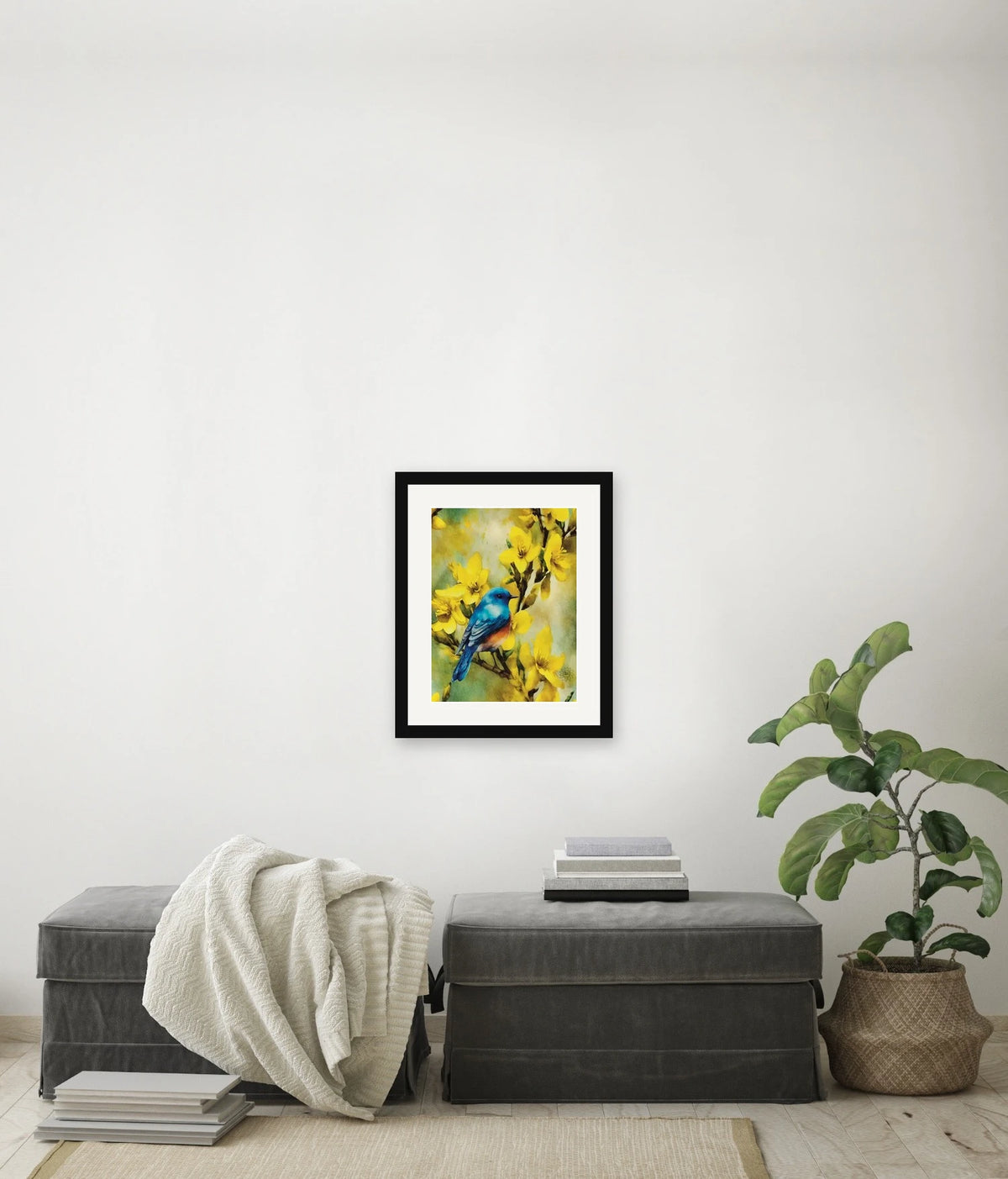 Serene Beauty Watercolor Paper Art Prints