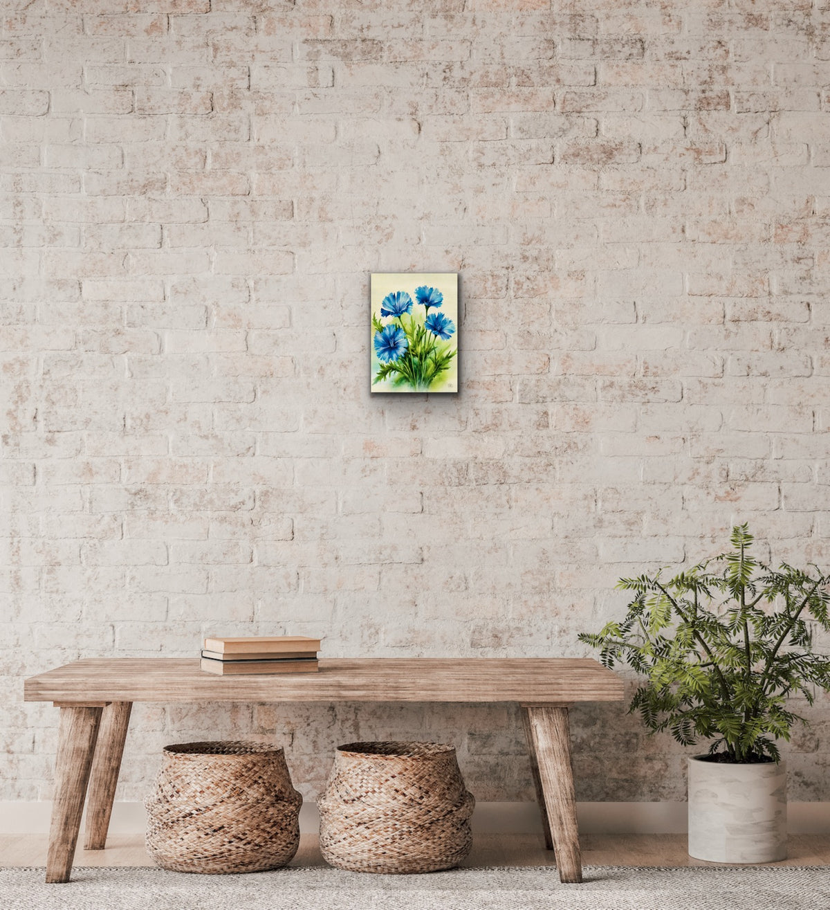Chicory – Small 8 x10 unframed Canvas Art Print.