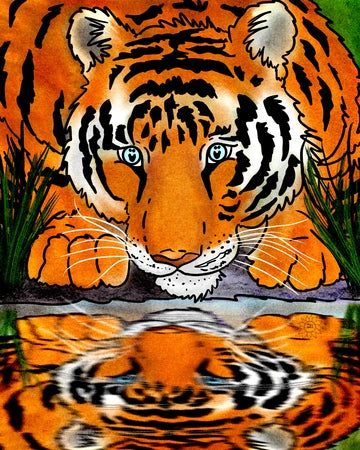 Reflection Tiger