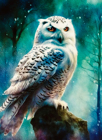 Snow Owl Hunting