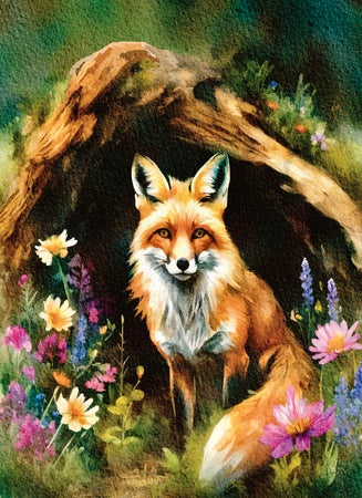 Fox in Log
