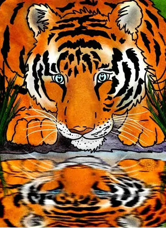 Reflection Tiger