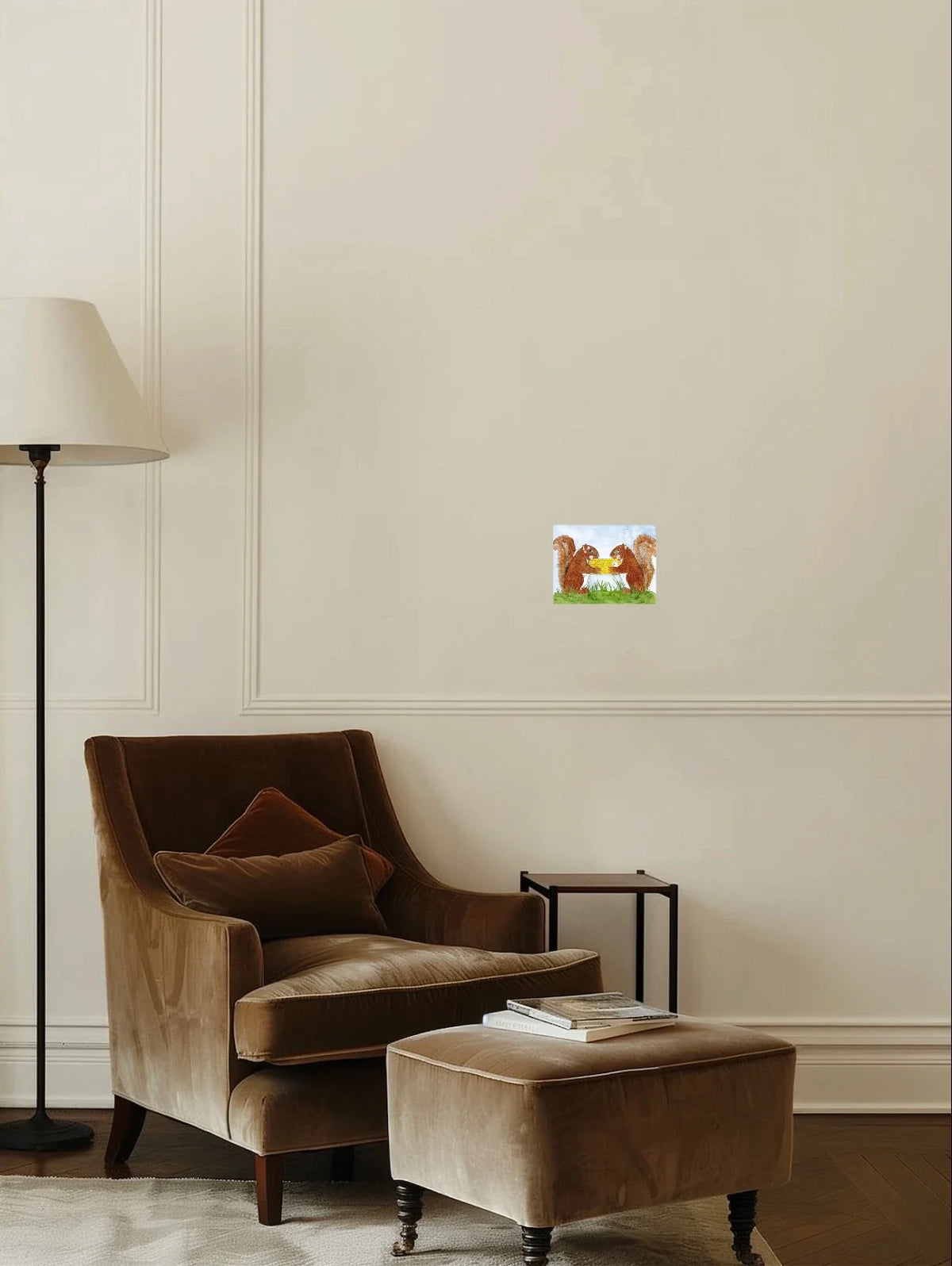 Share the Bounty - small 8 x 10 unframed art print shown hanging on a wall