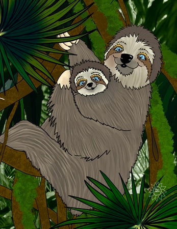Winifred Sloth and Bailee